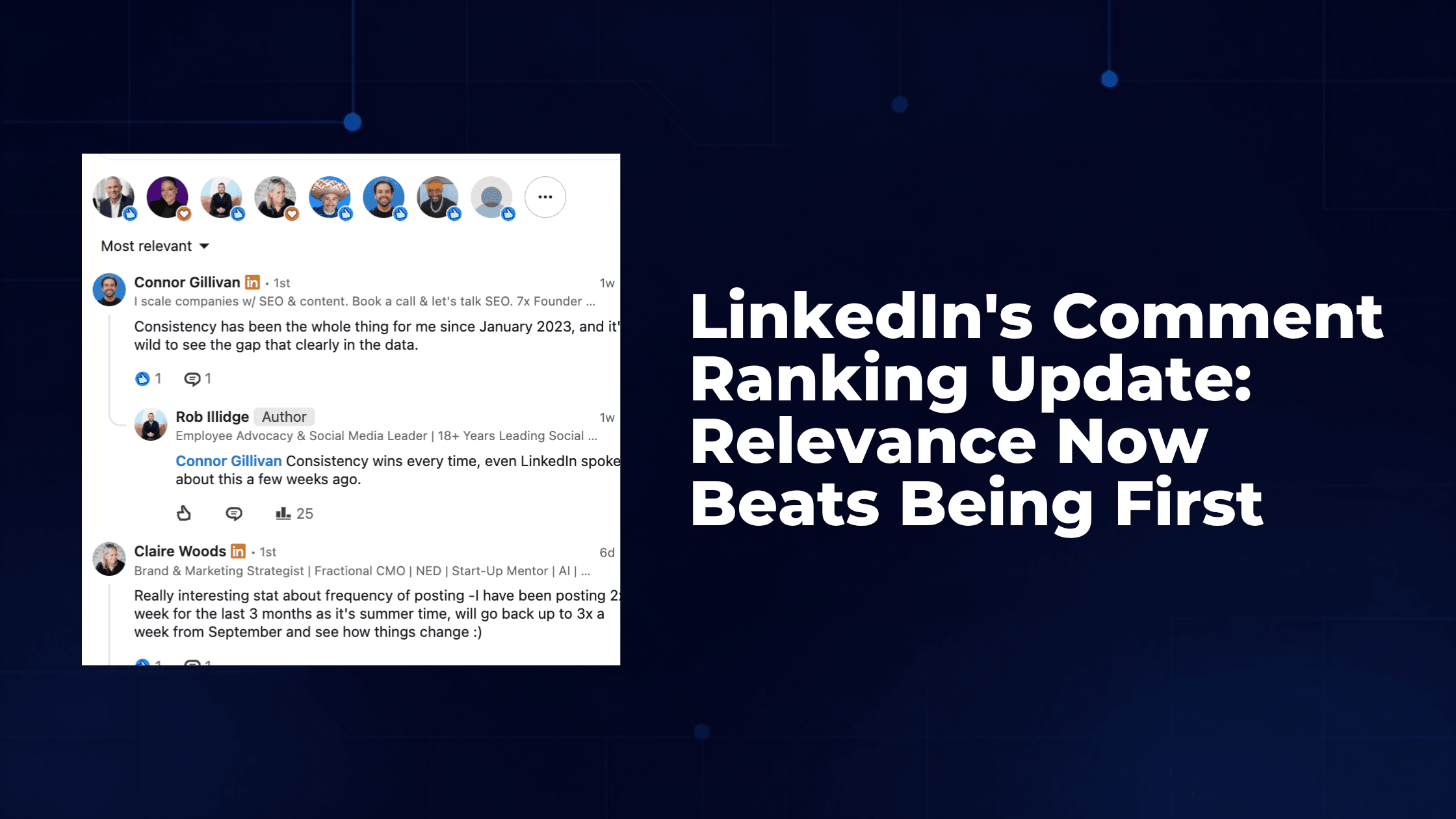 LinkedIn's Comment Ranking Update: Relevance Now Beats Being First
