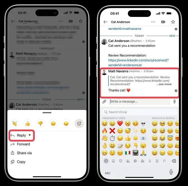 Vulse - LinkedIn Feature - Reply To Specific DMs