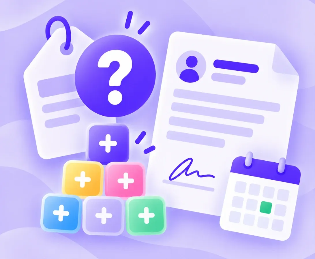 Illustration of hidden pricing, stacking add-ons and an annual contract